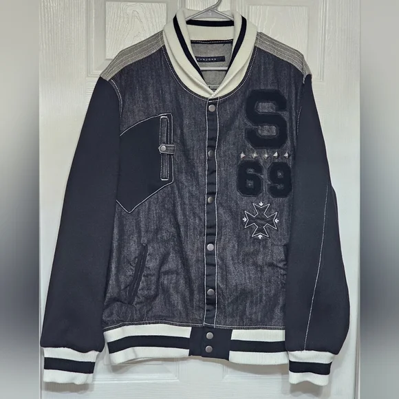 Sean John ダークデニムジャケット XXXL Sean John デニムジャケット 3xl 入手困難 - メルカリ